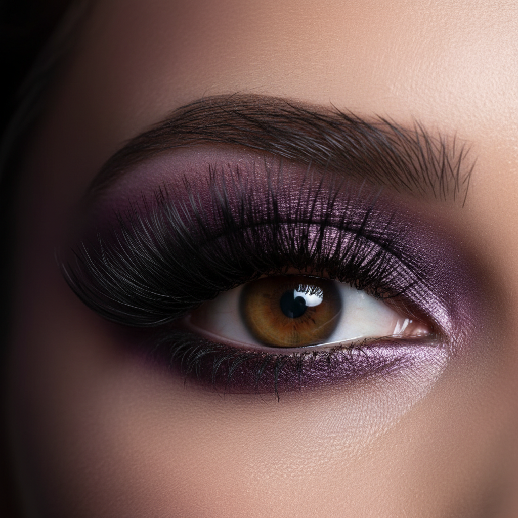 Mega volume lash extensions — maximum Russian 8D-16D fans editorial look